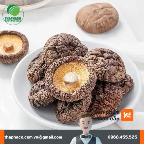 Giá trị dinh dưỡng của nấm đông cô khô.
