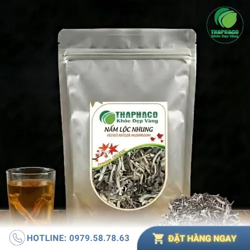 Nấm Lộc Nhung Khô THAPHACO chất lượng cao