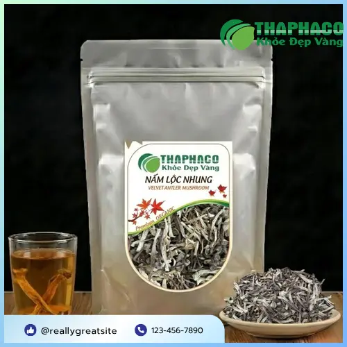 Nấm lộc nhung tươi và khô