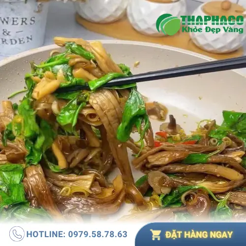 Các món chay ngon từ nấm lộc nhung
