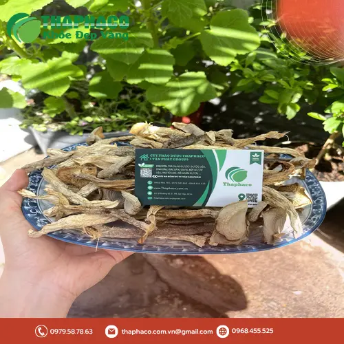 Nấm lộc nhung khô THAPHACO đóng gói túi 1kg tiện lợi