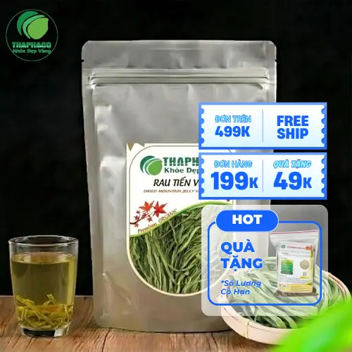 Rau tiến vua khô