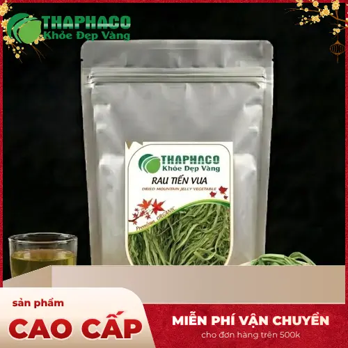 Rau tiến vua khô tươi xanh