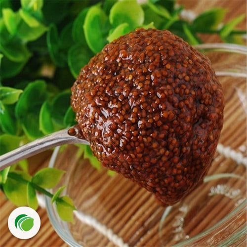 Viên gel đình lịch trên thìa (đã nở)