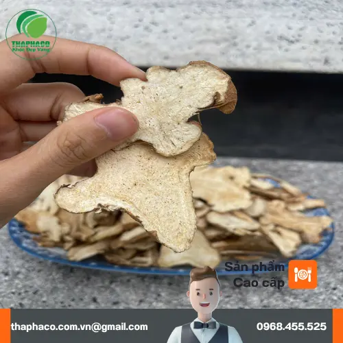 Sản phẩm Bạch Truật khô được đóng gói cẩn thận tại THAPHACO