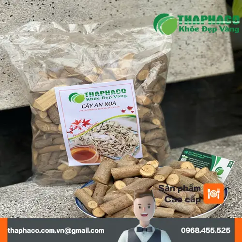 Cây An Xoa tươi và các bộ phận được sử dụng làm dược liệu