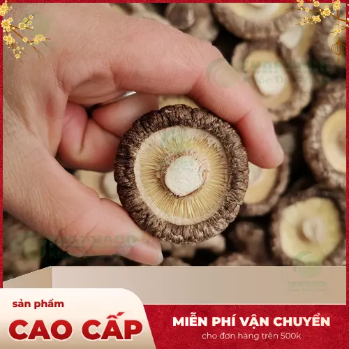 Nấm đông cô tươi và khô