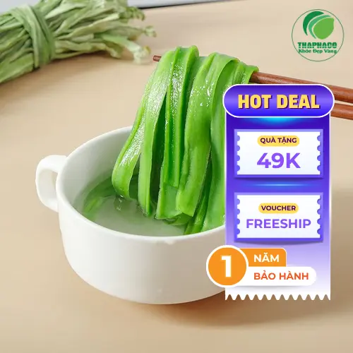 Rau tiến vua khô đã sơ chế, ngâm nở và sẵn sàng chế biến