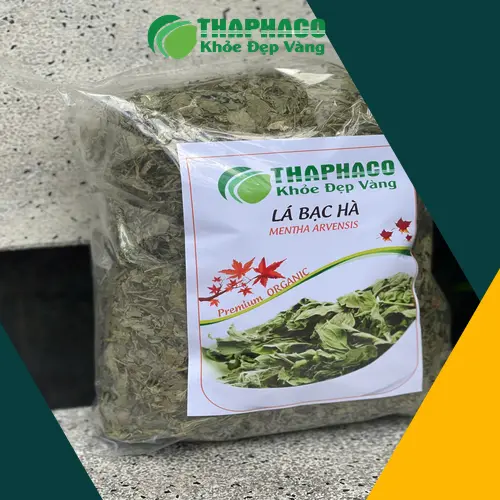 Quy trình sấy bạc hà khô hiện đại tại THAPHACO