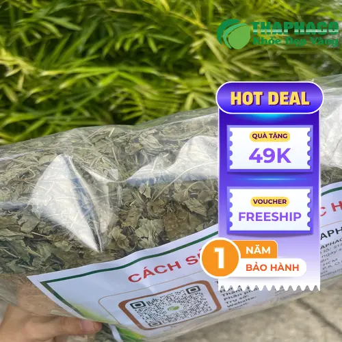 Trà bạc hà khô hỗ trợ tiêu hóa và thư giãn
