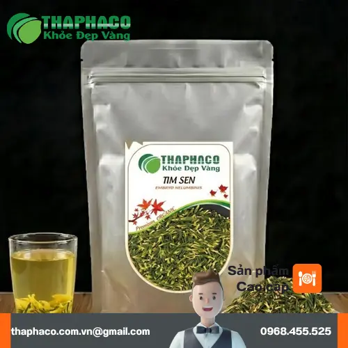 Hình ảnh Tim Sen (tâm sen) khô