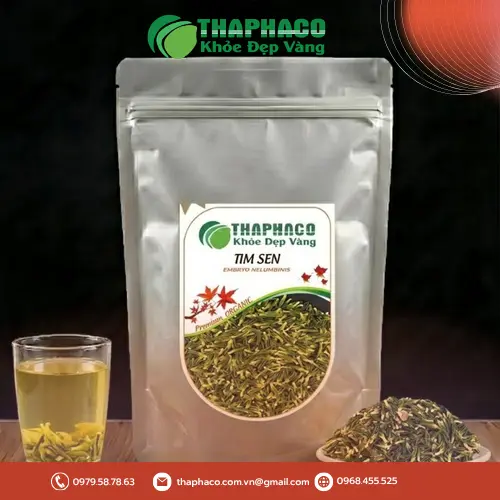 Tim sen khô - Dược liệu quý từ hạt sen