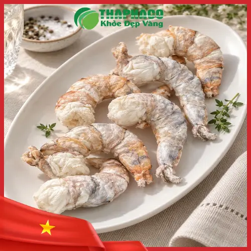 Tôm sú sấy thăng hoa chất lượng cao tại đơn vị