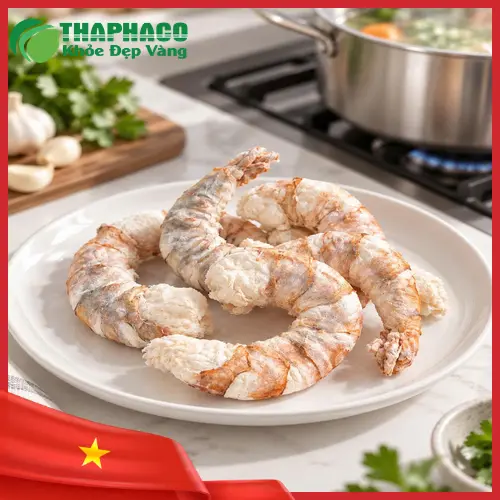 Quy trình sản xuất tôm thăng hoa giữ trọn dinh dưỡng