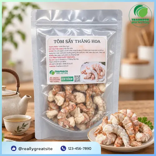 Cách dùng tôm sấy thăng hoa chế biến món ăn hằng ngày