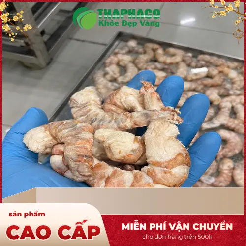 Sản phẩm tôm sấy thăng hoa đóng gói tiện lợi
