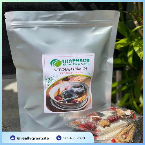 Sản phẩm set canh hầm gà đóng gói sẵn tiện lợi
